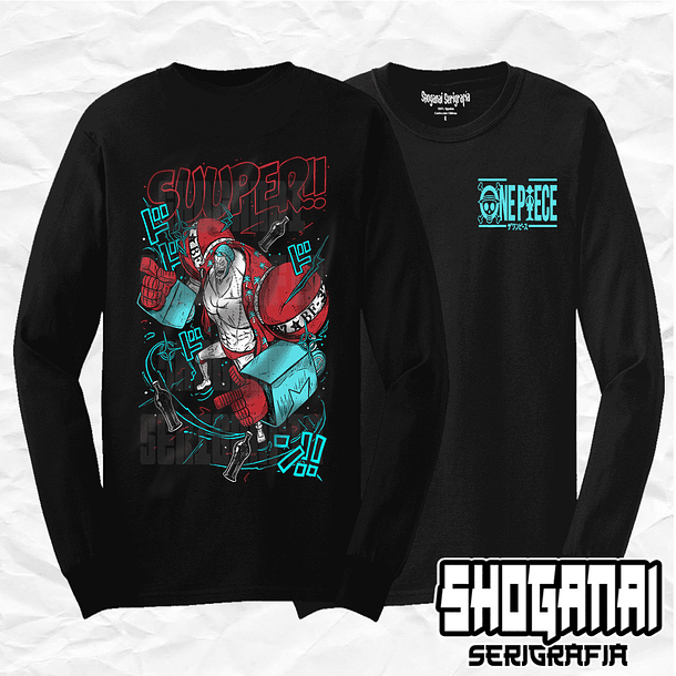 OP22 Franky - One Piece / Polera manga larga 1