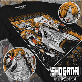 OP24 Sanji - One Piece / Polera manga corta