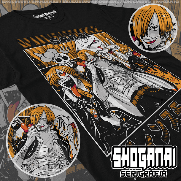 OP24 Sanji - One Piece / Polera manga corta 1