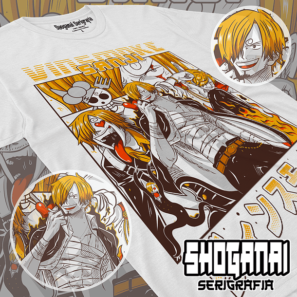 OP24 Sanji - One Piece / Polera manga corta 1