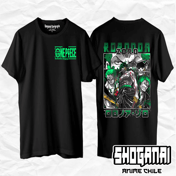 OP26 Roronoa Zoro - One Piece / Polera manga corta 1