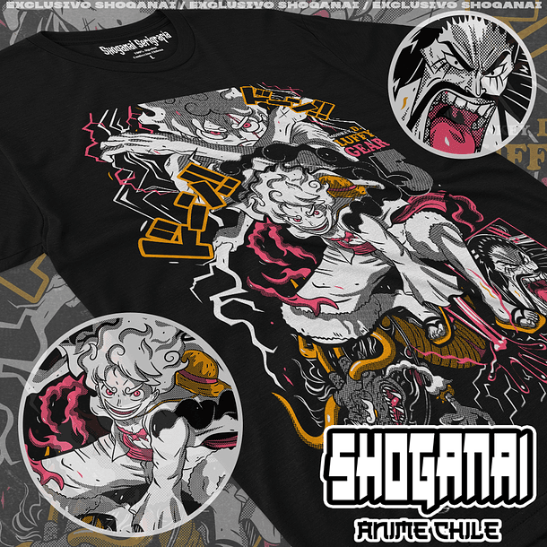 OP27 Monkey D. Luffy VS Kaido - One Piece / Polera manga corta 1