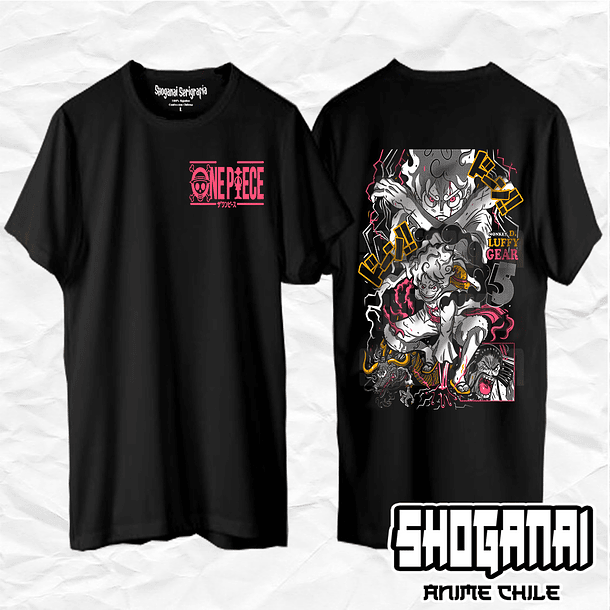 OP27 Monkey D. Luffy VS Kaido - One Piece / Polera manga corta 1