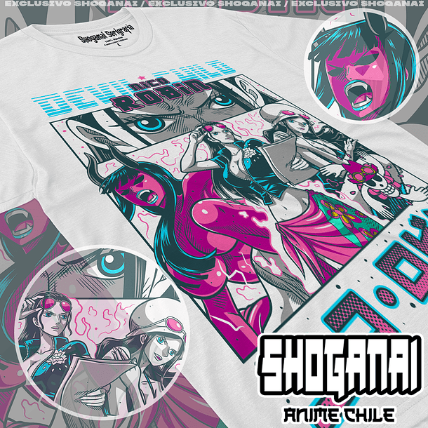 OP32 Nico Robin - One Piece / Polera manga corta 1