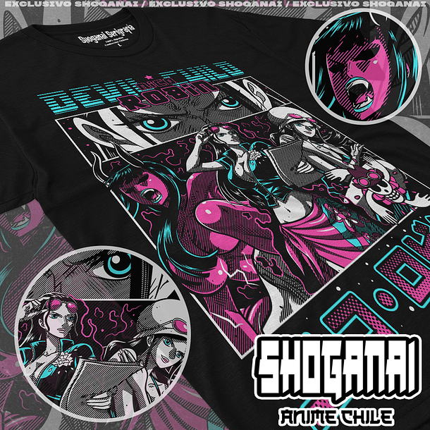 OP32 OP2 Nico Robin - One Piece / Polera manga corta 1