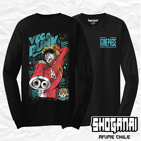 OP34 Monkey D. Luffy Vegapunk - One Piece / Polera manga larga