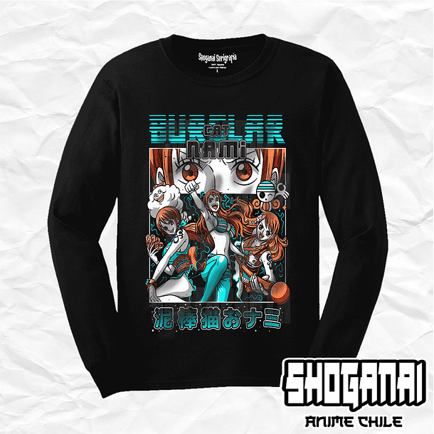 OP35 Nami - One Piece / Polera manga larga 1