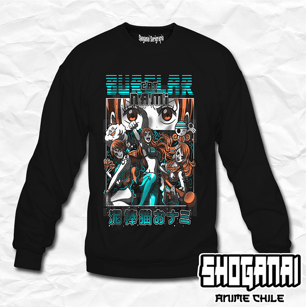 OP35 OP2 Nami - One Piece / Crewneck - Poleron Polo 1