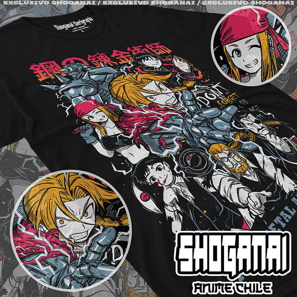 FMA01 Fullmetal Alchemist - Fullmetal Alchemist / Polera manga corta 1