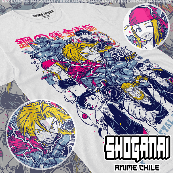 FMA01 Fullmetal Alchemist - Fullmetal Alchemist / Polera manga corta 1