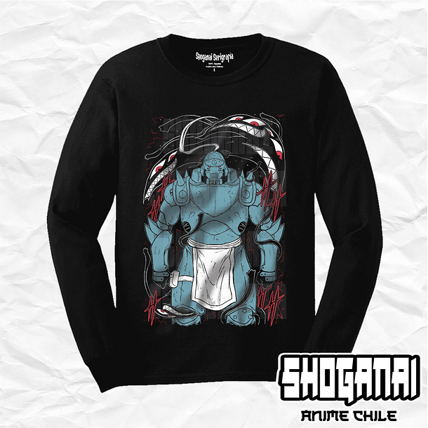 FMA02 Alphonse Elric - Fullmetal Alchemist / Polera manga larga 1