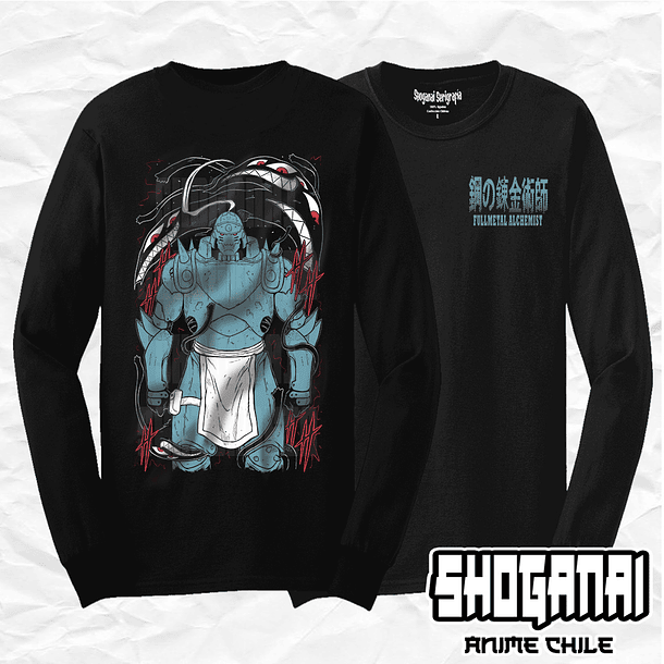 FMA02 Alphonse Elric - Fullmetal Alchemist / Polera manga larga 1