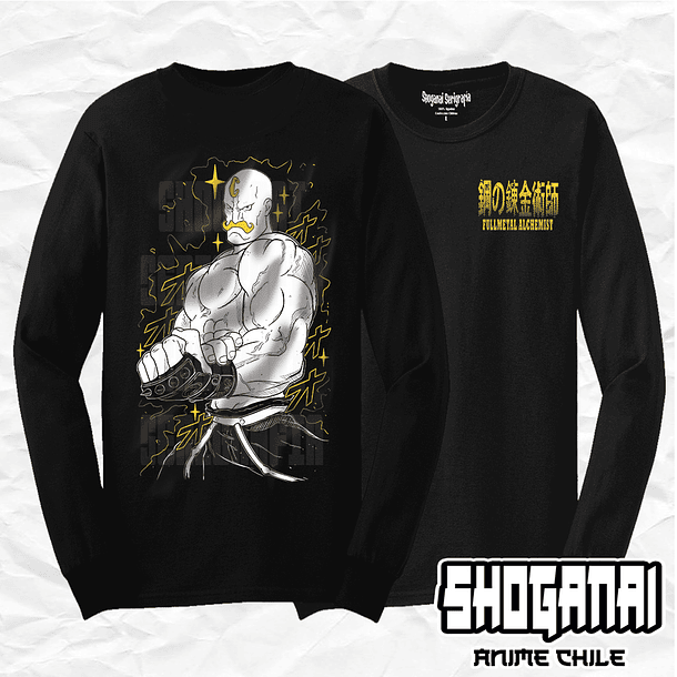 FMA04 Alex Louis Armstrong - Fullmetal Alchemist / Polera manga larga 1