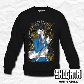 FMA05 Roy Mustang - Fullmetal Alchemist / Crewneck - Poleron Polo