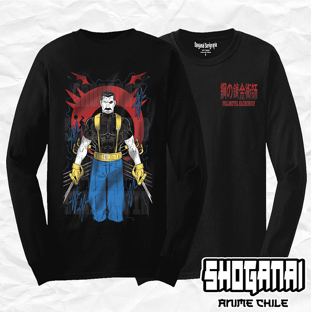 FMA06 King Bradley - Fullmetal Alchemist / Polera manga larga 1
