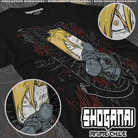 FMA08 Edward Elric - Fullmetal Alchemist / Polera manga corta