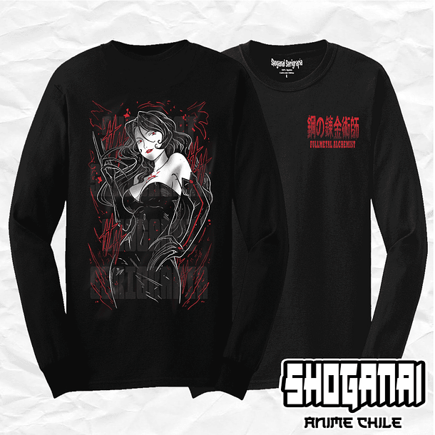 FMA10 Lust / Lujuria - Fullmetal Alchemist / Polera manga larga 1
