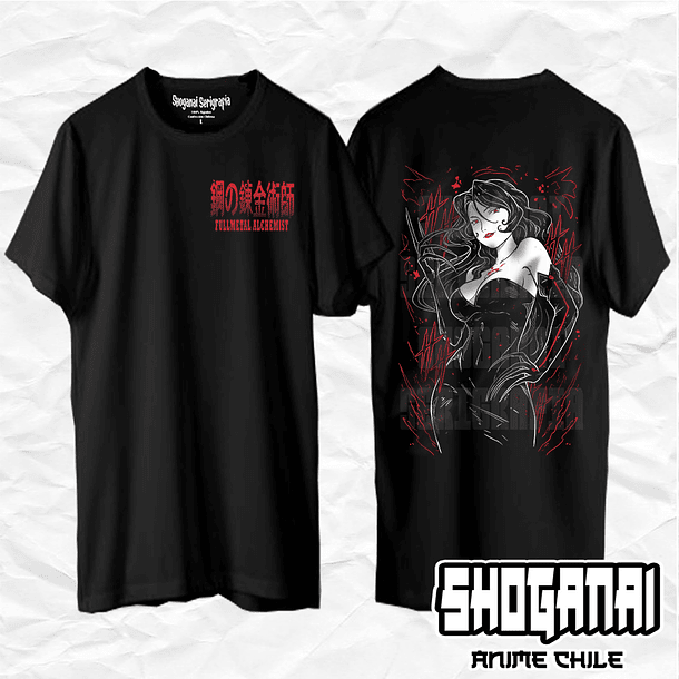 FMA10 Lust / Lujuria - Fullmetal Alchemist / Polera manga corta 1