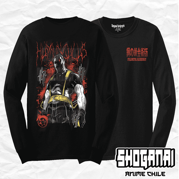 FMA13 King Bradley - Fullmetal Alchemist / Polera manga larga 1