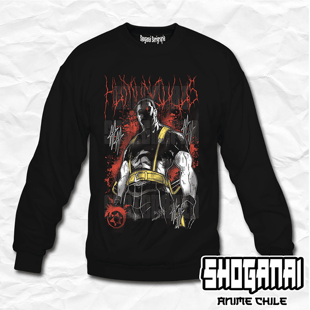 FMA13 King Bradley - Fullmetal Alchemist / Crewneck - Poleron Polo 1