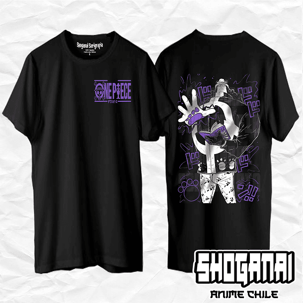 OP36 Bartholomew Kuma - One Piece / Polera manga corta 1