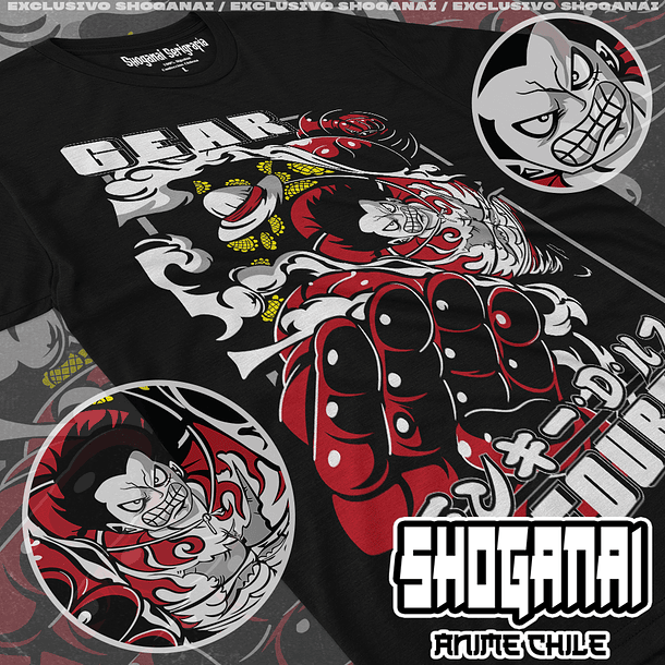 OP38 Monkey D. Luffy - One Piece / Polera manga corta 1