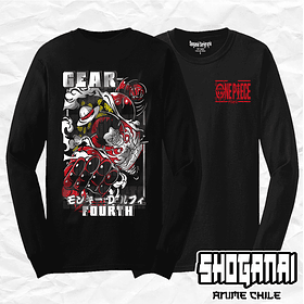 OP38 Monkey D. Luffy - One Piece / Polera manga larga