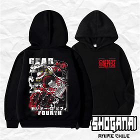 OP38 Monkey D. Luffy - One Piece / Hoddie - Poleron Canguro