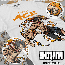 OP39 Portgas D. Ace - One Piece / Polera manga corta