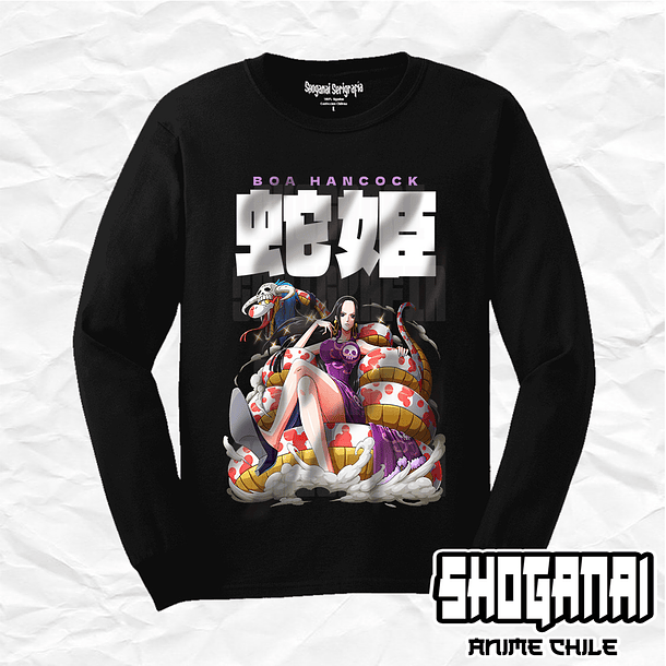 OP40 Boa Hancock - One Piece / Polera manga larga 1
