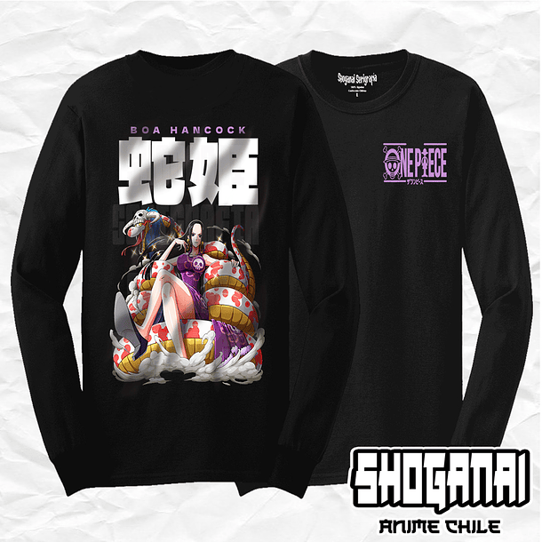OP40 Boa Hancock - One Piece / Polera manga larga 1