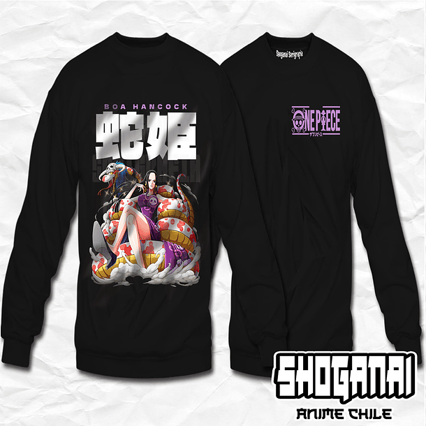 OP40 Boa Hancock - One Piece / Crewneck - Poleron Polo 1