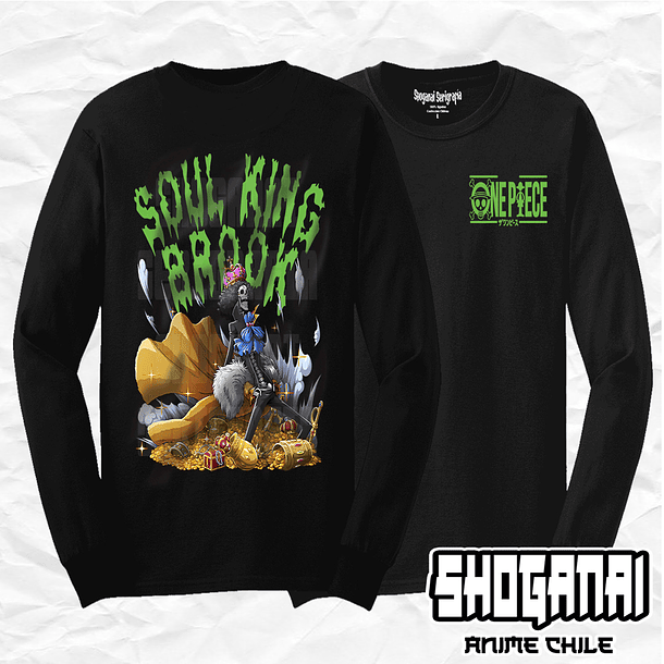 OP41 Brook - One Piece / Polera manga larga 1