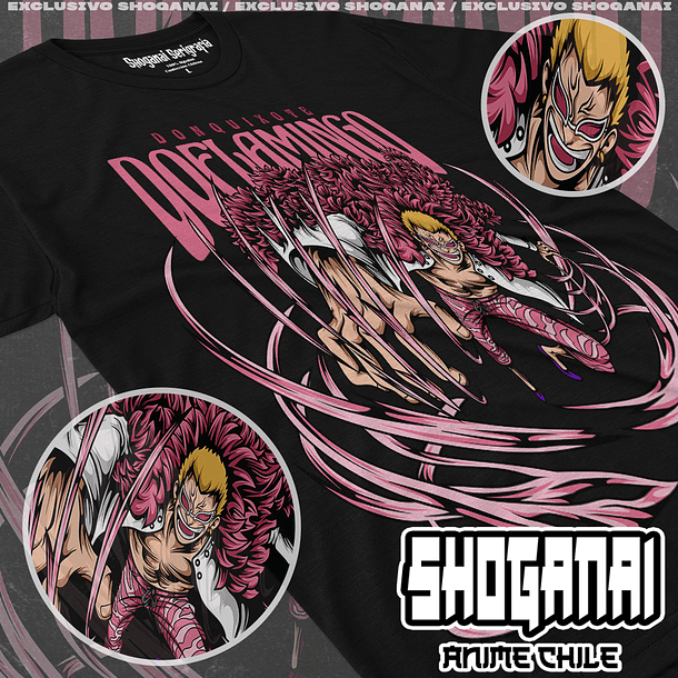OP42 Donquixote Doflamingo - One Piece / Polera manga corta 1