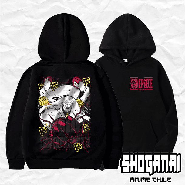 OP43 Monkey D. Garp - One Piece / Hoddie - Poleron Canguro 1