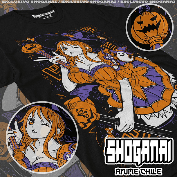 OP44 Nami Halloween - One Piece / Polera manga corta 1