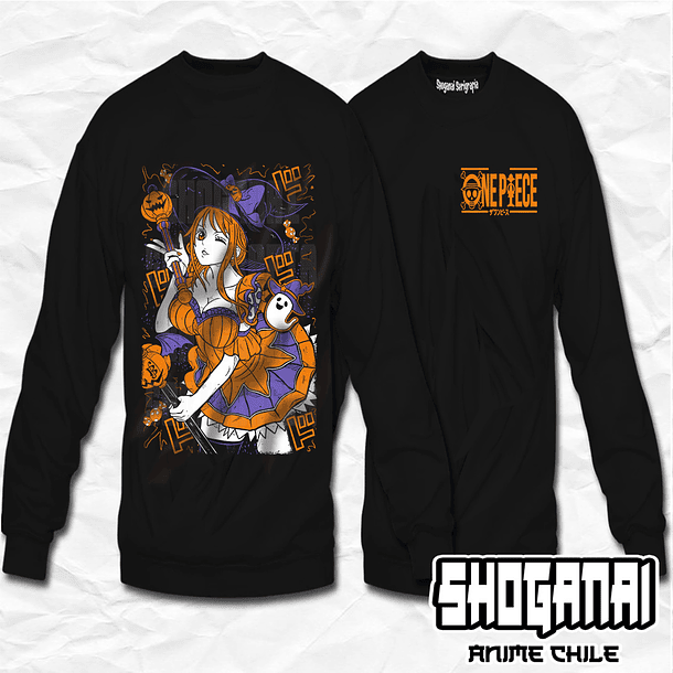 OP44 Nami Halloween - One Piece / Crewneck - Poleron Polo 1