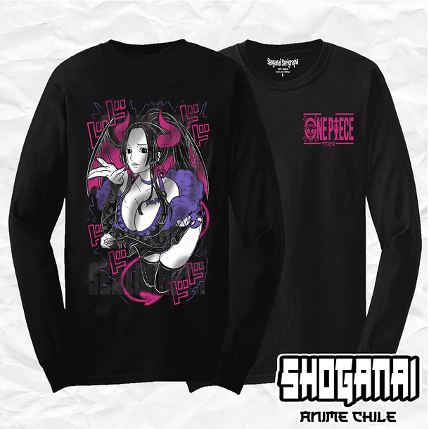 OP45 Boa Hancock Halloween - One Piece / Polera manga larga 1