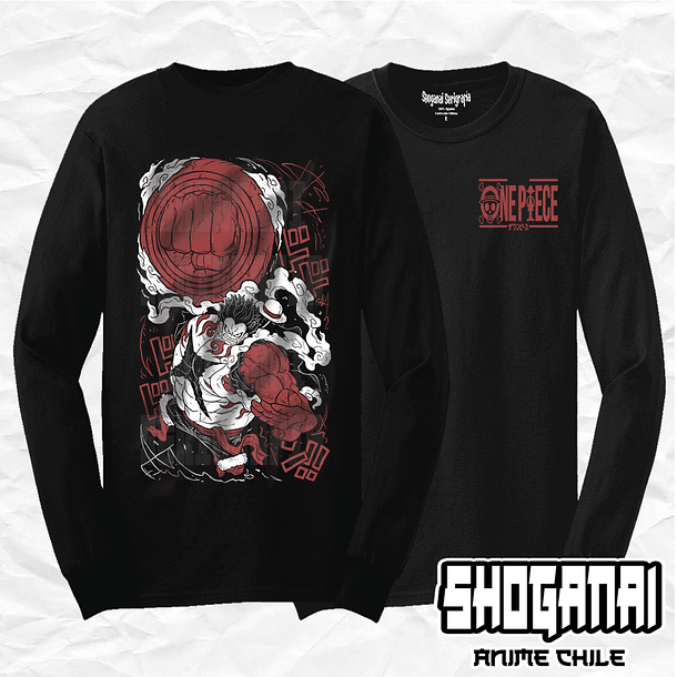 OP47 Monkey D. Luffy - One Piece / Polera manga larga 1