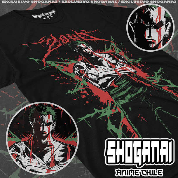 OP49 Roronoa Zoro - One Piece / Polera manga corta 1