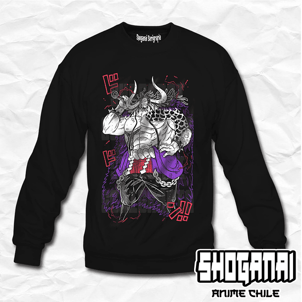 OP52 Kaido - One Piece / Crewneck - Poleron Polo 1