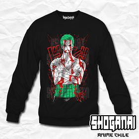 OP56 Roronoa Zoro - One Piece / Crewneck - Poleron Polo