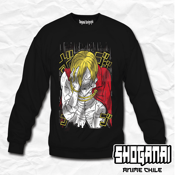 OP57 Sanji - One Piece / Crewneck - Poleron Polo 1
