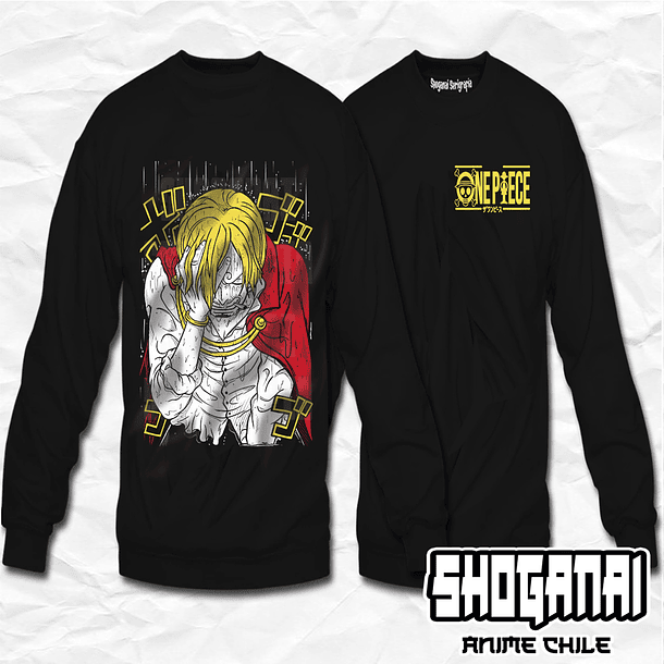 OP57 Sanji - One Piece / Crewneck - Poleron Polo 1