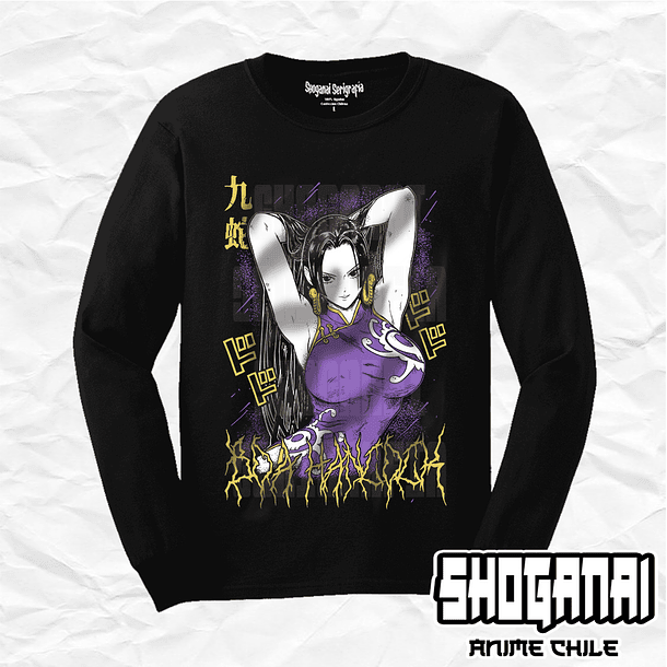 OP58 Boa Hancock - One Piece / Polera manga larga 1