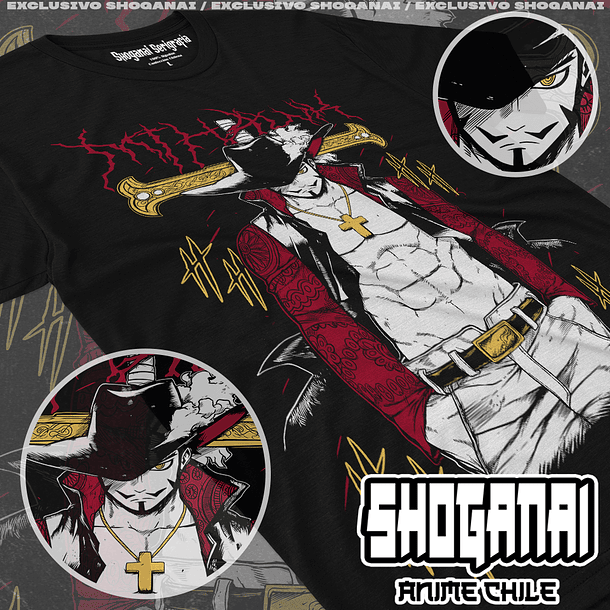 OP59 Dracule Mihawk - One Piece / Polera manga corta 1