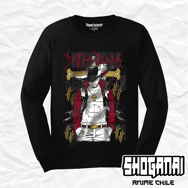 OP59 Dracule Mihawk - One Piece / Polera manga larga 1