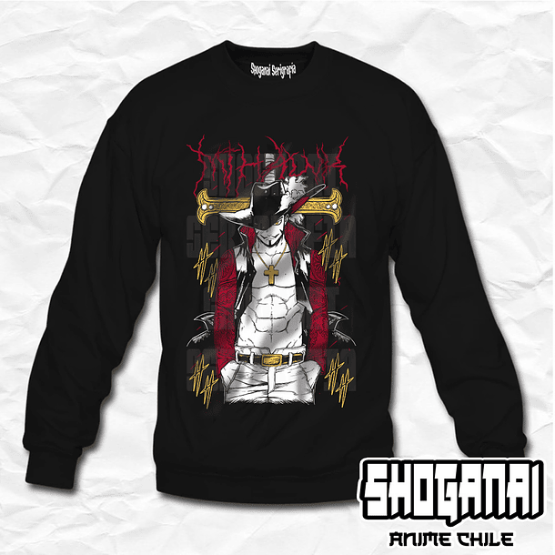 OP59 Dracule Mihawk - One Piece / Crewneck - Poleron Polo 1