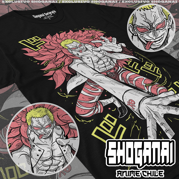 OP60 Donquixote Doflamingo - One Piece / Polera manga corta 1