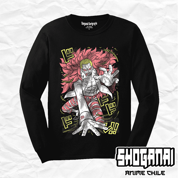 OP60 Donquixote Doflamingo - One Piece / Polera manga larga 1